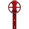 Ekena Millwork Premium Wagon Wheel Roller Hanger w/ Bolts for Barn Door for 1 3/4" Doors, Regal Red GB60014RWRR - alternate 5